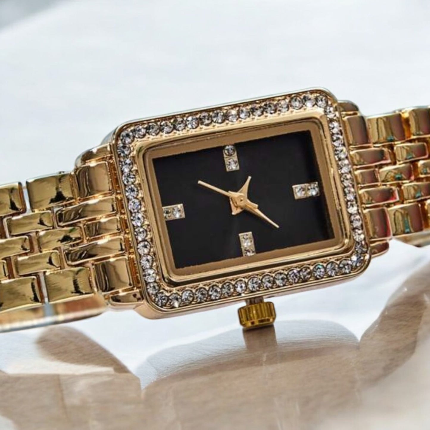 Trendy Gold Watch for Women